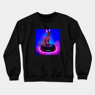 Cyberpunk Kitty Crewneck Sweatshirt